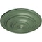 Ekena Millwork Classic Ceiling Medallion (Fits Canopies up to 4 1/8"), 13 1/4"OD x 1/2"P, Athenian Green CM13CLAGF - alternate 3